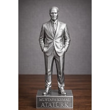 Anlamlı Ve Şık Tasarımlı 15 Cm Gazi Mustafa Kemal Atatürk Büstü Ofis İçin Hediyelik