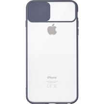 Apple Uyumlu iPhone 6 Plus Kapak Lensi Açılır Kapanır Kamera Korumalı Silikon Kılıf