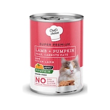 Pumpkin Pate Lamb Kuzulu Balkabaklı Tahılsız Yetişkin Kedi Konservesi 400 Gr