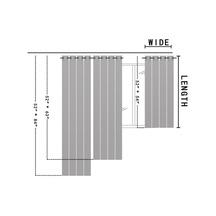 Novahub Festnight Siyah Termal İzolasyonlu Karartma Perdeleri, 2 Parça, Oturma Odası İçin, Enerji Verimli, Huzurlu Uyku Diğer