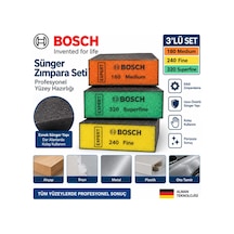 Zımpara Seti 3 Parça Sünger Zımpara - 921722252