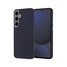 Galaxy Uyumlu S24 Fe Kılıf Ultra İnce Magsafe Karbon Fiber Görünümlü İnce Hafif Pazarplus Siyah
