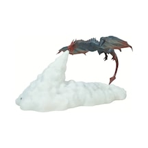 Fochsia Shenzhi Tech 3d Baskılı Led Ejderha Gece Lambası - Usb Şarjlı Anime Lamba