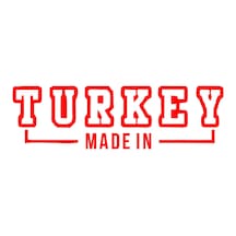 Made In Turkey Araba Sticker 17x17 Cm Kırmızı
