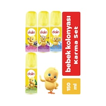 Dalin Bebek Kolonyası 150Ml (Orman-Bahar-Çiçek-Okyanus) Karma 4 L