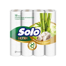 Solo Bambu Tuvalet Kağıdı 32'li - Çevre Dostu Ve Ekonomik 2'li Ekonomik Paket - 2 Adet Tarı