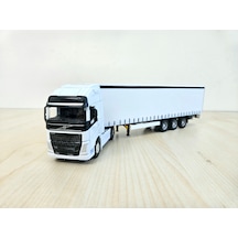 1/64 Ölçek Beyaz Volvo Fh4 Tır Maketi 25 Cm Boy