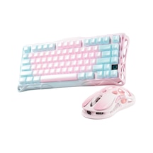 Gravastar Mercury K1 Lite Mekanik Gaming Klavye Ve M1 Pro Kablosuz Optik Mouse Seti, Lumen Rose Optik Gravastar Mercury K1 Lite Mekanik Gaming Klavye Ve M1 Pro Kablosuz Optik Mouse Seti, Lumen Rose Optik
