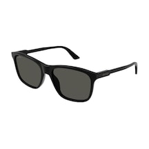 Gucci Gg 1819s 001 57 Unisex Kare Siyah Kemik Güneş Gözlüğü Siyah