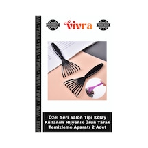 Özel Seri Salon Tipi Kolay Kullanım Hijyenik Ürün Tarak Temizleme Aparatı 2 Adet