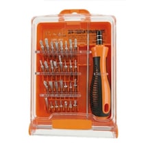 32 Parça Telefon Ve Elektronik Tamir Mini Tornavida Seti Cımbızlı Hassas Bits Uçlu Saklama Kutulu Takım - Hassas Telefon Tamir Tornavida Seti Sertleştirilmiş Çelik Uçlu & Cımbızlı Mini Tamirat Seti