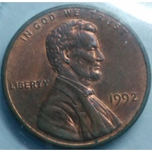 Amerika 1992 Yılı Tedarik D Seri 1 Lincoln Cent - Koleksiyonluk