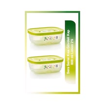 Tupperware Sera Serisi Kısa Gövdeli Kap 800 ml Limon 2'li