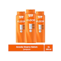 Saç Bakım Şampuanı Anında Onarıcı 650 Ml X3