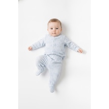 Tiffany Baby & Kids Puffy Cloudy Tasarımlı Patikli 2li Takım mavi