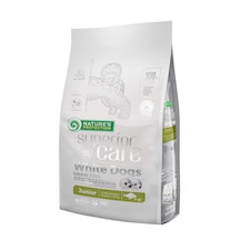 Nature's Protection Superior Care Beyaz Tüylü Köpekler İçin Balıklı Tahılsız Küçük Irk Yavru Köpek Maması 10kg