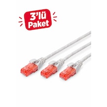 Digitus 5m Cat6 Utp Dk-1617-050 Gri Patch Kablo 3 Adet