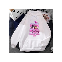 Tarzsokak Beyaz Unisex Bratz Karikatür Streetwear Hoody Erkekkomik Harajuku Grafik Kapşonlu So