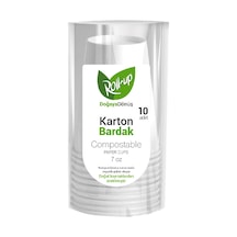 5 Adet Roll-up Doğaya Dönüş Karton Bardak 7oz 10'lu