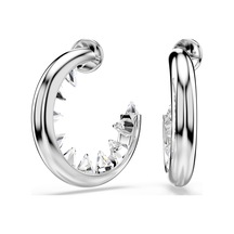 5723288 Swarovski Küpe Sublıma:pe Hoop Metal Whı/rhs Metalik