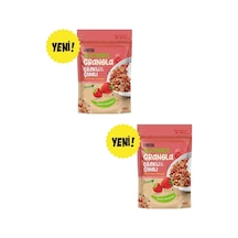 Çilekli Ve Chia Tohumlu Granola Glutensiz İlave Şekersiz 300 Gr 2 Adet Toplam 600 Gr
