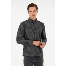U.s. Polo Assn. Erkek Antrasit Gömlek Desenli 50293958-vr006 Antrasit