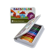 Alpino Dacscolor 12 Renk Pastel Mum Boya Leke Yapmaz Çok Renkli