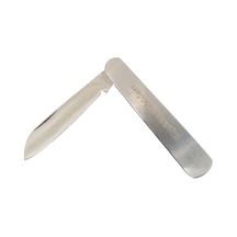 Metal Saplı Kamp Çakı 16cm Toplam Uzunluk No1 Gümüş