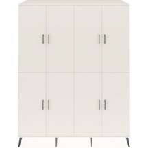 Kronos Gardrop 8 Raflı 8 Kapaklı 176x59x221 Aytaşı-aytaşı/antrasit Aytaşı/antrasit