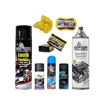 Lastik Motor Klima Temizleyici Koku Parlatıcı Sünger Bez Ebrayn