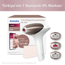 Philips BRI951/03 – 450.000 Atım Lazer Epilasyon Cihazı 4 akıllı başlık: Vücut, Yüz, Bikini,Koltuk Altı - Kablolu/Kablosuz - SkinAi, SmartSkin