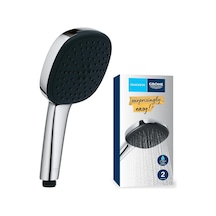 Grohe Vitalio Comfort 110 El Duşu, 2 Akışlı Yağmur & Jet , Smartswitch, 110mm Kare Duş Başlığı, Düşmeye Day Genel