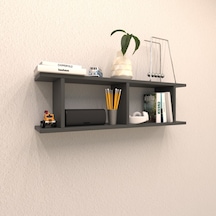 Rafkestir Grey Duvar Rafı Antrasit ( Mat )