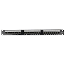 Patch Panel Slıdıng Black 1u 24 Port Cat6 Utp Rac-224410