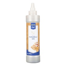 Metro Chef Topping 1 Kg Karamel Sos - Tatlılar İçin Pratik Ve Lezzetli 3'li Ekonomik Paket - 3 Tarı