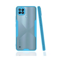 Newface - 51 - Realme C21 Kılıf Platin Silikon - Csmo-tex - - Mavi