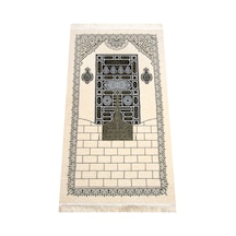 Kabe Desenli Ultra Plus Krem Şönil Seccade 16