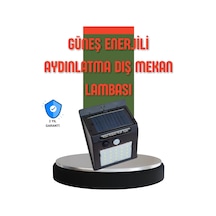 Mey İthalat Hareket Sensörlü Güneş Enerjili Dış Mekan Led Lamba 100/144 Led