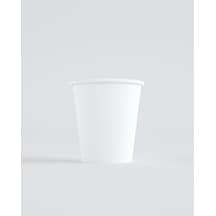 8 Oz Single Beyaz Karton Bardak 25 Li 07 Beyaz