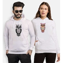 Tshirthane Owl Baykuş Sevgili Kombinleri Kapüşonlu Kombini (528222337)