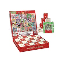 2025 Noel Hayvan Advent Takvimi Yapboz 1008 Parçalı Hediye Yetişkinler Ve Çocuklar