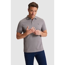 U.s. Polo Assn. Erkek Gri Tişört Basic 50324938-vr024
