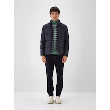 Lacivert Formunu Koruyan Regular Fit Mont 190540