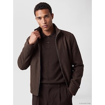Lcw Vision Kahverengi Regular Fit Dik Yaka Erkek Mont