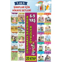 1.ve 2.sınıflar İçin Okuma Alışkanlığı Kazandıran Mükemmel 20 Li Hikaye Seti 3