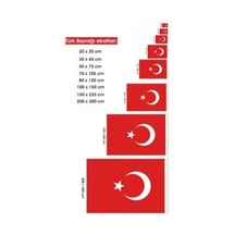 Türk Bayrağı 30x45 Cm Ebatında Kumaş Türk Bayrağı Al Bayrak 30x45 Bez Bayrak 1000 x 1500 CM
