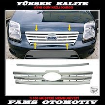 Ford Connect Krom Ön Panjur+Kaput Çıtası 2 Prç. 2009-2014 P. Çelik Uyumlu