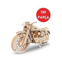 Bonneville 650 Ahşap Motosiklet Maketi - 130 Parça 3d Puzzle Model