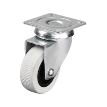Hts 331 - 50x20 Mm Çift Bilyalı Tablalı Teker 4 Adet Çok Renkli