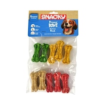 Snacky Munchy Renkli Press Köpek Çiğneme Kemiği 10'lu 110 G